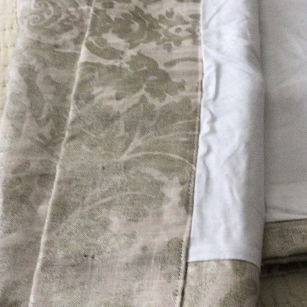 RH Metallic Print Drapery Panel - Picture 5 of 6